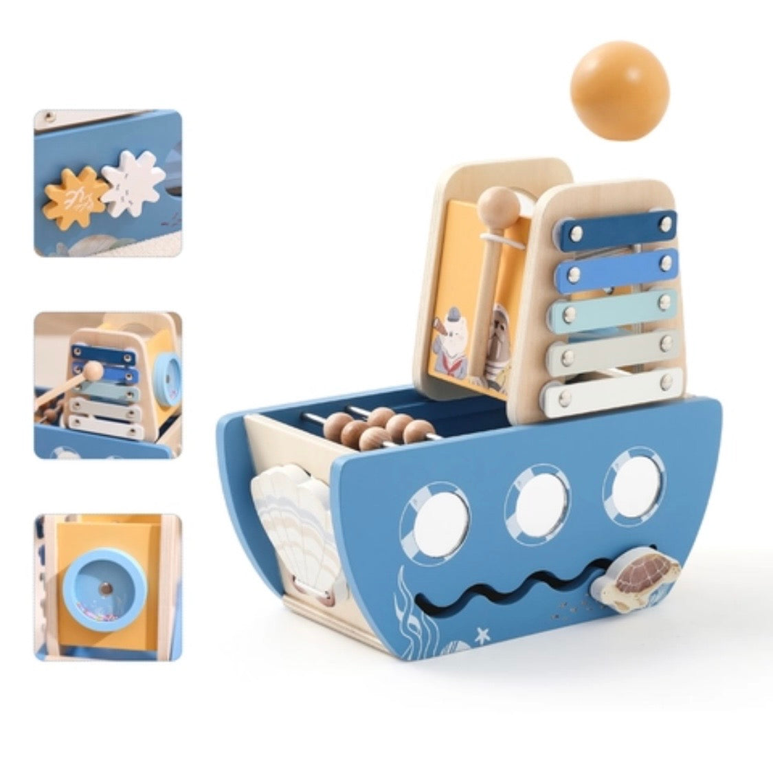 Wooden Multi-Activity Boat