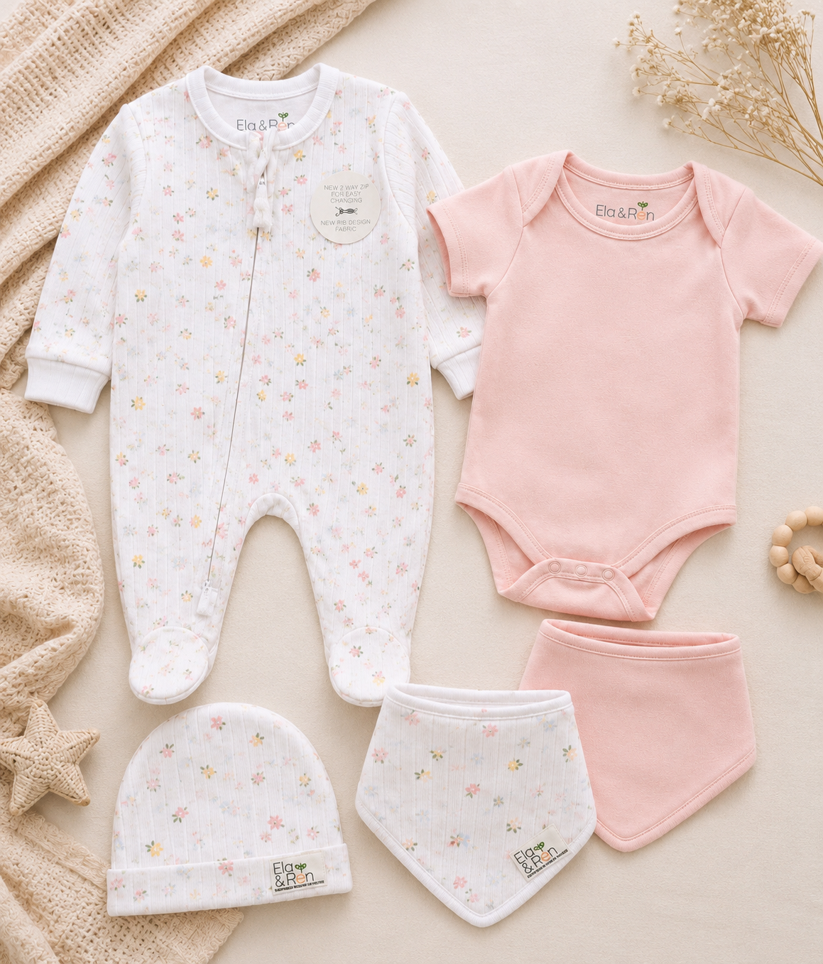 Baby In Bloom Gift Set